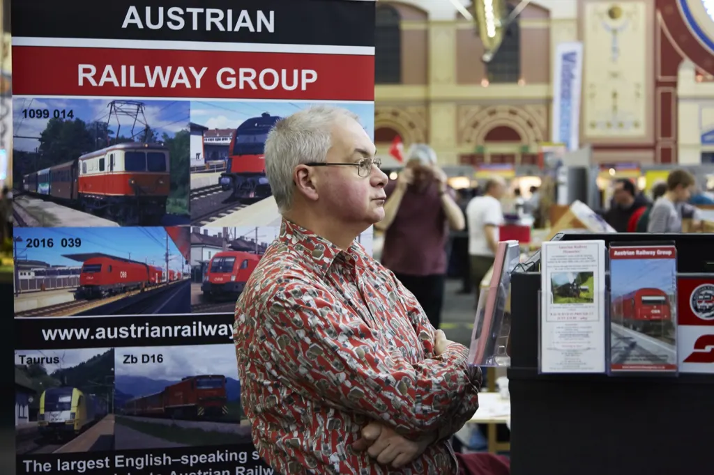 London Festival of Railway Modelling — documentary and portrait photograph in London, UK, frame 3 of 21.